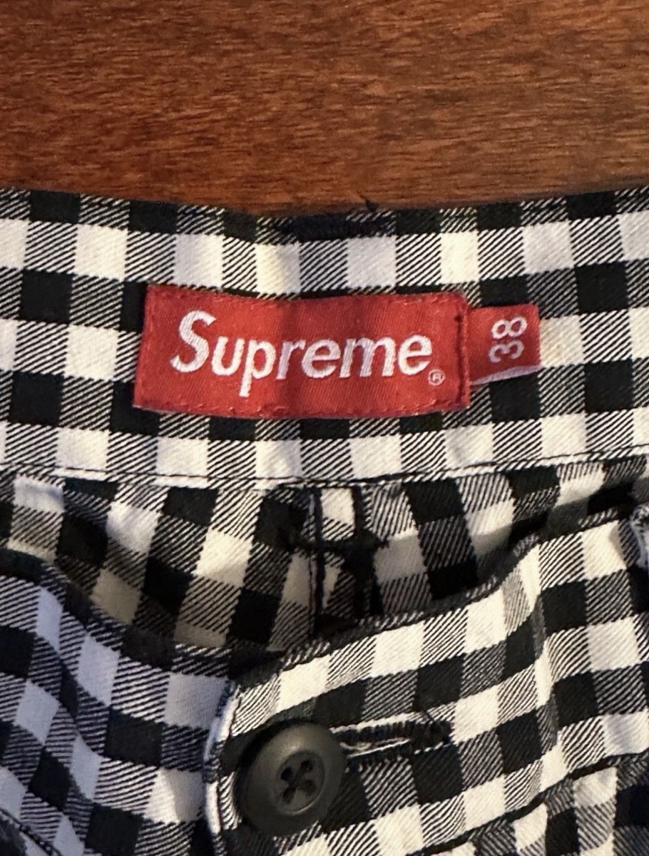 Supreme Gingham Flight Pant SS23 Men's 38 | eBay