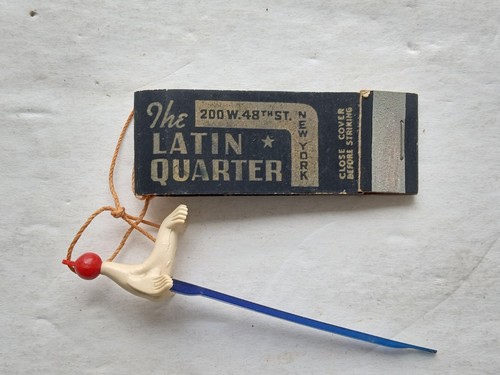 Latin Quarter Night Club Matchbook Food Pick New York Palm Island Miami Beach FL