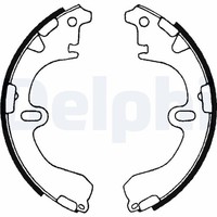 Bremsbacken Hinten FüR Toyota Camry V2 Kombi Liftback V1 Limo 82-96 47630-12070A