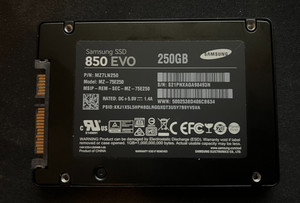 Samsung MZ75E250 250GB SATA 6G SSD - getestet, Daten gelöscht, geringe Nutzung 95%