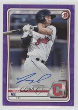 2020 Bowman Prospects Auto Purple 115/250 Logan Ice #PA-LI Auto 05kr