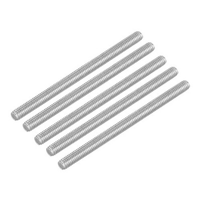 10Pcs M4 x 60mm Fully Threaded Rod Right Hand Threads, 0.7 Thread Pitch