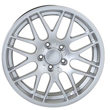 W703-hs 18x9.0 5x120 Et35 72.56 Hyper Silver Set Of 4 Wheels