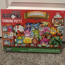 Crazy Aaron's Santa s Reindeer Advent Calendar Christmas Putty 24 Day Countdown