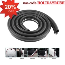 6ft Rubber Seal Weather Strip Door Window Lock Trunk Hood Edge Trim for Car SUV