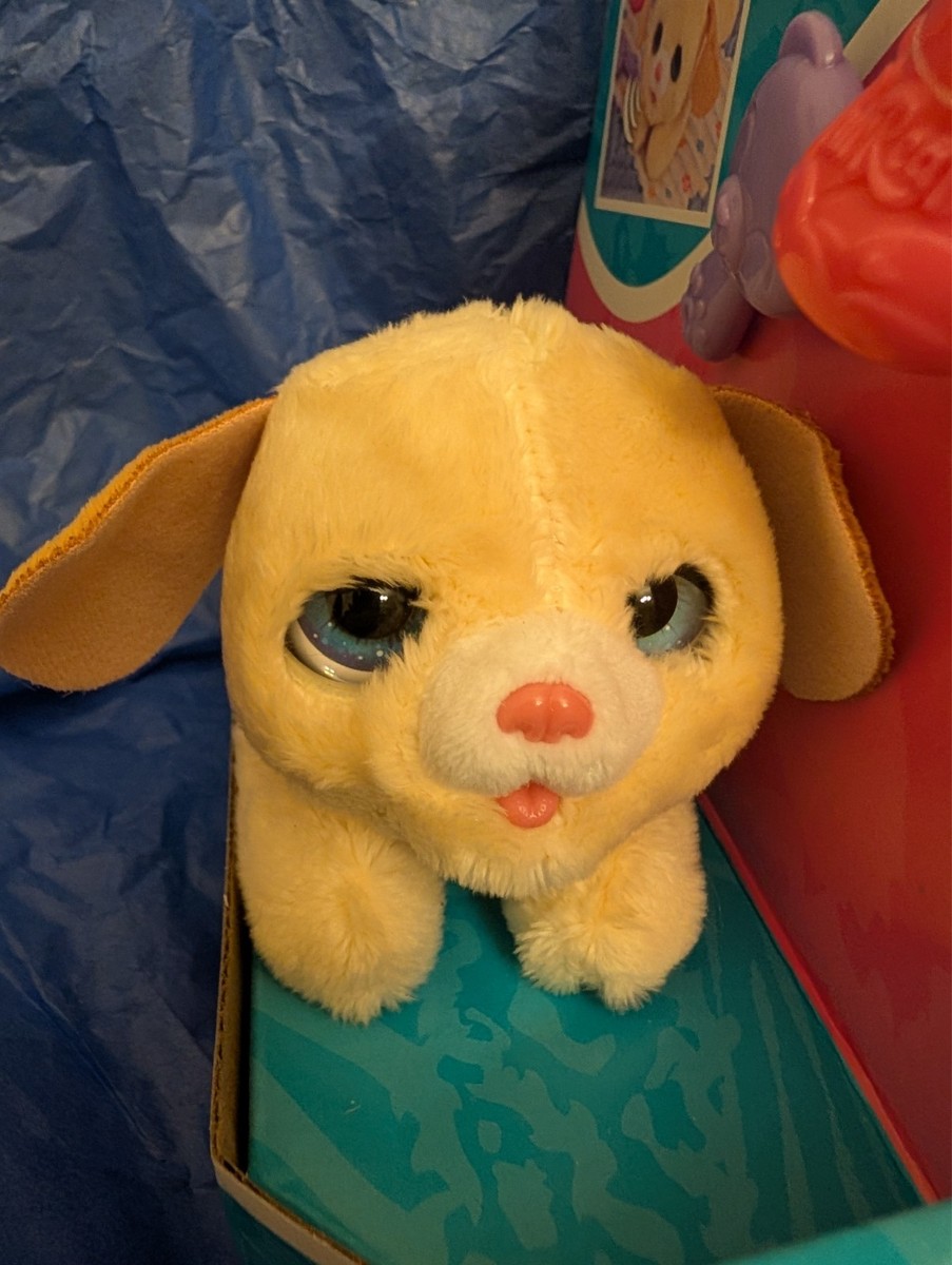 Just Play furReal Newborns Puppy Interactive Pet Small Plush Puppy