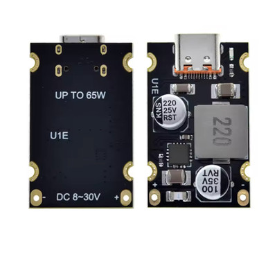 PD65W standard Type-C USB QC2.0/3.0 Schnell-Lademodul 5,9,12,20VDC fast charging