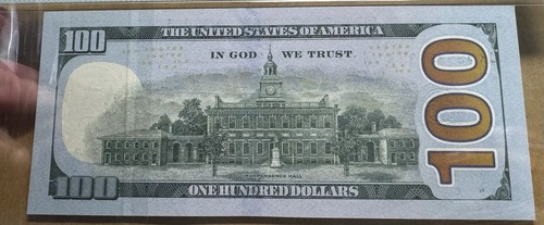 100 Dollars 2021 Serial Super Radar 43333334 SUPER GEM UNC_LDP Shop. - Picture 2 of 2