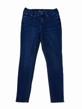 Seven7 Women's Tummyless blue High Rise Comfortable Stretch Skinny Jean Size 10