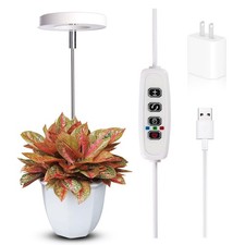 Indoor Plant Grow Lights Full Spectrum, Timer, Dimming, Adjustable Height