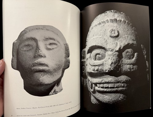 STONE SCULPTURE FROM MEXICO  THE MUSEUM OF PRIMITIVE ART NY 1959  OLMEC MEZCALA