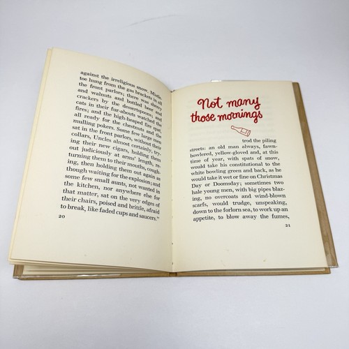 A Child's Christmas in Wales Dylan Thomas 1st edition 1954 New Directions Mylar - Imagen 15 de 15