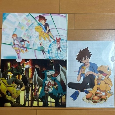 Digimon LAST Evolution Kizuna Amazon Limited Edition Bonus Clear Files Set of 3