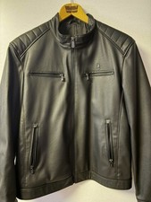 U.S. Polo ASSN Herren Kunst Leder Jacke Übergangsjacke