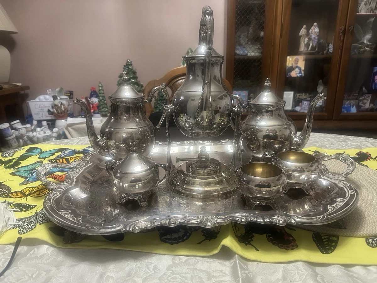 F B Rogers Silver Co In Antique Us Silver-Plated Teapots, Coffee