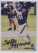 2020 Panini Chronicles Luminance Update Rookies Teal Justin Jefferson #217 7gk