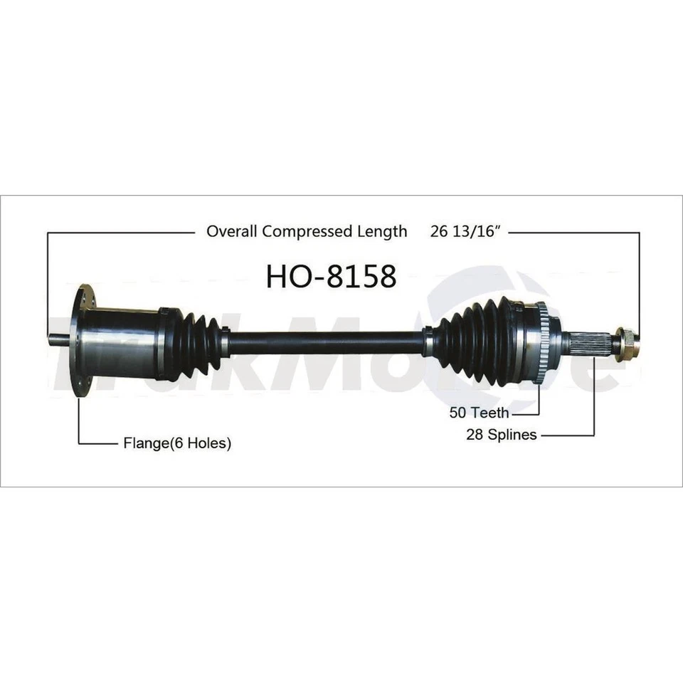 Juego SurTrack par de ejes de eje trasero CV para Honda S2000 tracción trasera 00-09 Foto 2 de 3