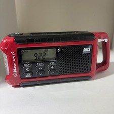 Midland ER200 Emergency Crank Radio with Solar Panel, Hand Crank, Flashlight