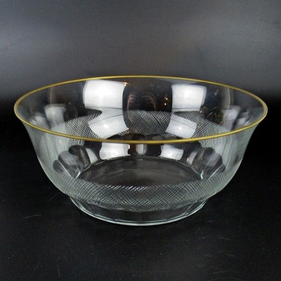 Moser Glas Schale Serie Lloyd ( Royal ) Tyra Lundgren 1922 Art Deco 20,5cm .-