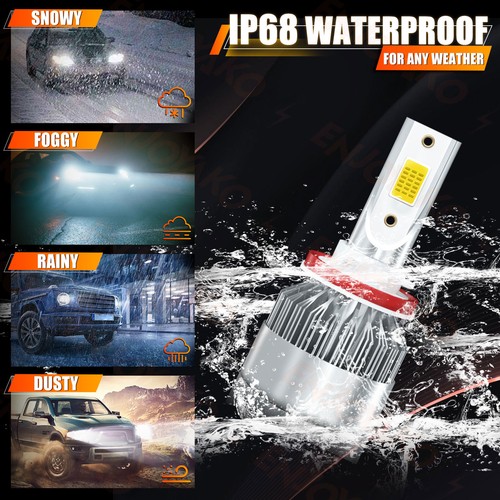 For Jeep Grand Cherokee 2018-2021 Super Bright LED Headlight High Low Bulbs Kit - Picture 4 of 11