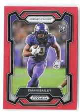 2024 Panini Prizm Draft Picks #158 Emani Bailey Red #/299