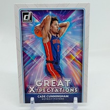 Cade Cunningham 2021-22 Donruss Great X-Pectations Insert #21 RC Pistons