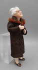 Vtg OOAK Porcelain Elderly Lady Character Doll Artisan Dollhouse Miniature 1:12 — photo 4