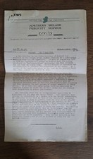 Irish Republican Press 1940s Bulletin Document 6 Counties Interest