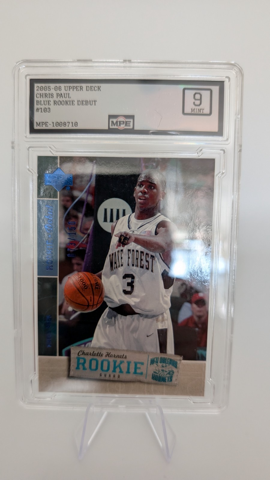 2005-06 Upper Deck Rookie Debut Chris Paul RC #103 Blue /150 (RC) Free Shipping