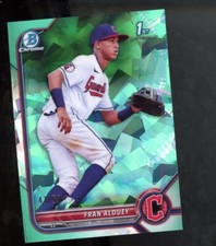 2022 Bowman Chrome Sapphire /55 Fran Alduey Aqua Refractor /55 Guardians