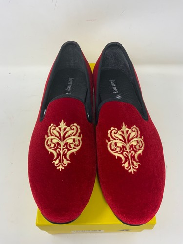 Journey West Red Loafers/Slippers Men's Size 42 New - Picture 6 of 8