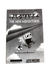 Pac Man 2 The New Adventures Pacman Super Nintendo SNES Instruction Manual Only