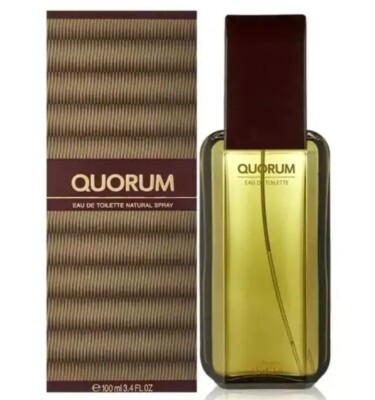 QUORUM by Antonio Puig 3.4 oz  Men Eau de Toilette Spray Cologne New in Box