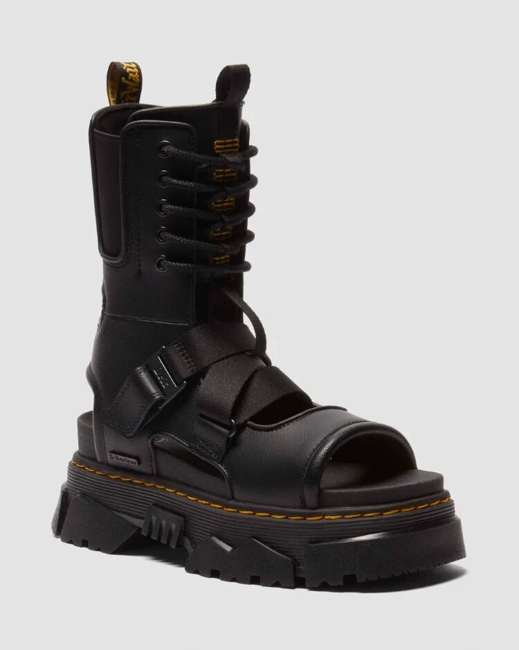 【送料&関税込】Dr. Martens Mattison Sandals Dr. Martens MATTISON Gladiator Sandals BLACK 40885001 JAPAN