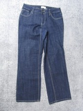 Venezia Jeans Womens 14 Straight Blue Denim Pants Bottoms Dark Wash Baggy