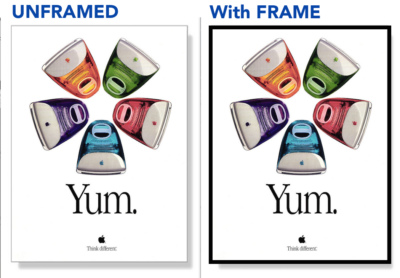 Apple 'YUM' Poster • 18x24