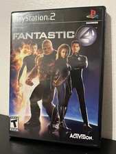 Fantastic 4 PS2 Sony PlayStation 2, 2008 Complete Mr Fantastic Human Torch Thing