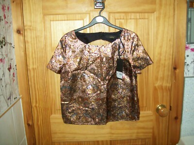 NEW FIRETRAP GOLD MULTI SPARKLED DETAILED TOP SIZE 12 M*** | eBay UK