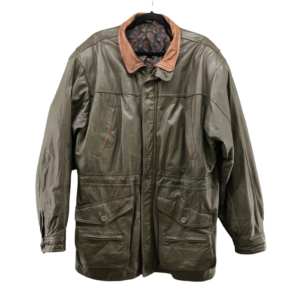 Mens cargo jacket olive clearance