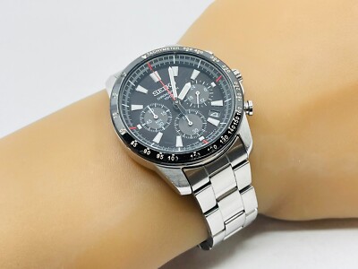Seiko Chronograph 100m 6T63-00D0 Quartz Black Dial Mens Seiko Chronograph 100m 6T63-00D0 Quartz Black Dial Mens