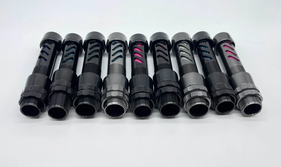 Asientos de carrete, ranurados con inserciones de varios colores Foto 2 de 4