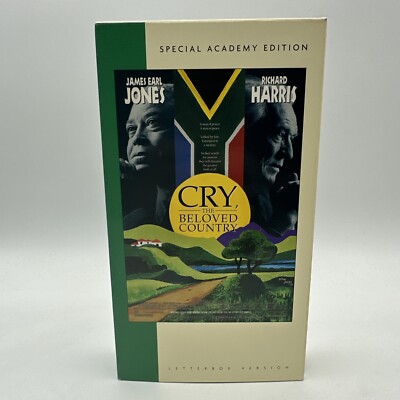 Cry The Beloved Country 1995 VHS James Earl Jones Acadamy Edition Promo Screener