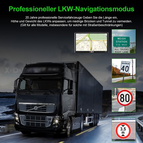 Auto LKW PKW BUS Tragbar GPS Navi Navigation Navigationsgerät 7 Zoll 16GB XGODY - Bild 7 von 13