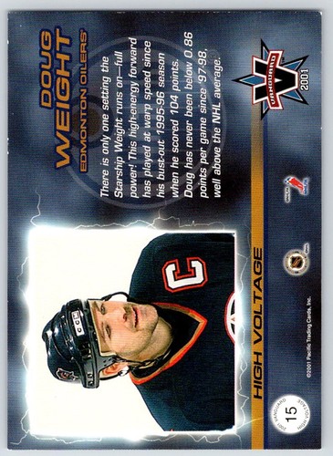 2000-01 Pacific Vanguard High Voltage NHL Hockey Cards - U-Pick From List - Picture 25 of 65
