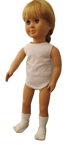 Rare Vtg 1998 Battat Blue Eyes - Movable LIds - Long Blonde Hair American Doll - Picture 8 of 20