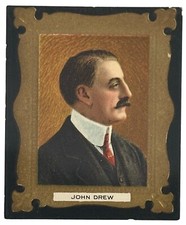 1910 Little Cigars Between the Acts John Drew Tobacco Card Actors