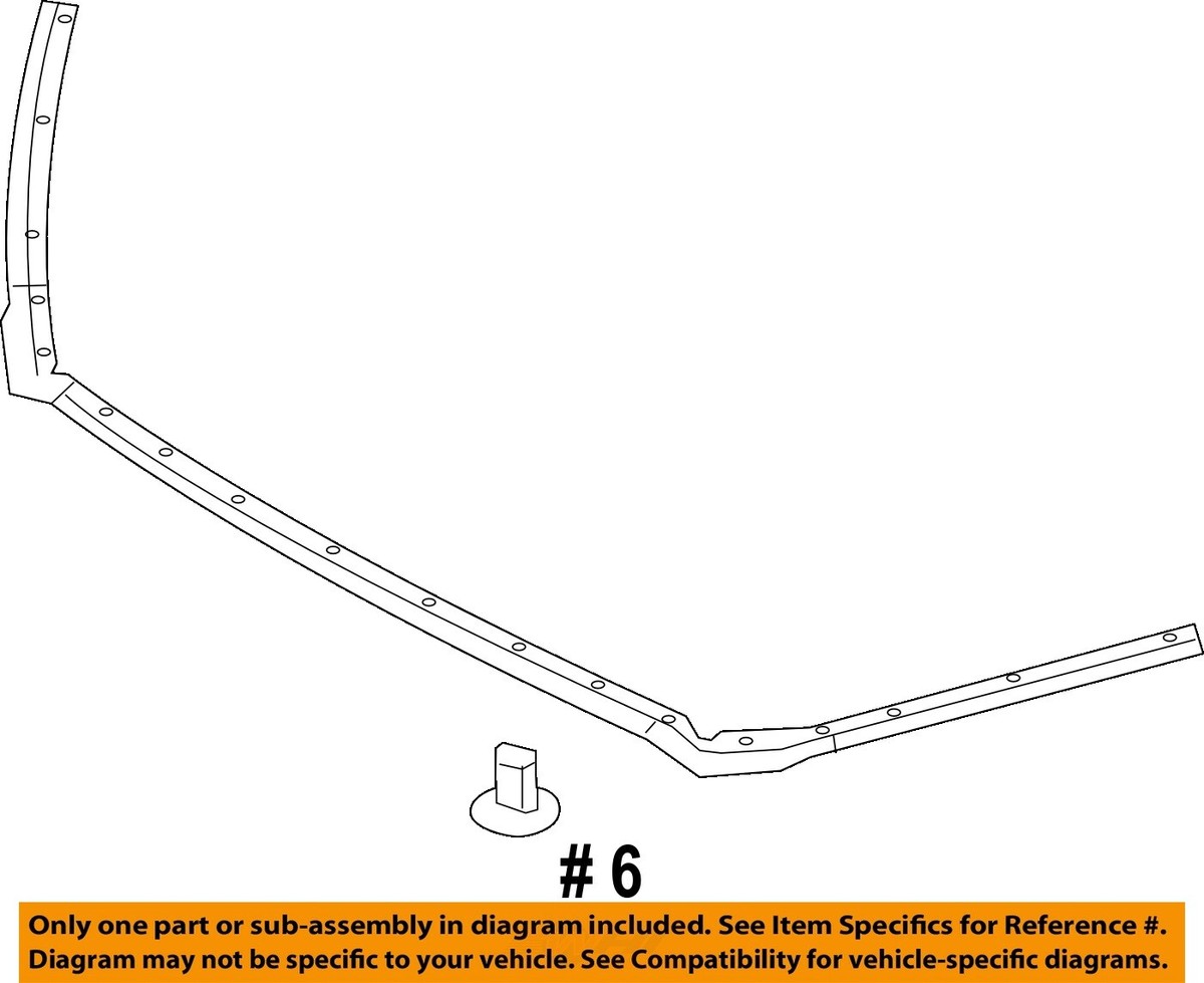 MAZDA OEM 13-16 CX-5 HOOD-Front Weatherstrip Seal KD5356770 | eBay