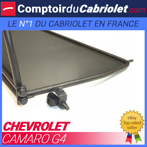 Windschott Chevrolet Camaro G4 cabriolet noir maillé robuste - 3