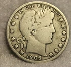 1905S barber half dollar