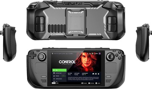 For Steam Deck OLED Grip Case Mumba Anti-Slip Shockproof Cover / Carrying Case - Picture 5 of 31